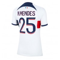 Paris Saint-Germain Nuno Mendes #25 Bortedrakt Dame 2023-24 Kortermet